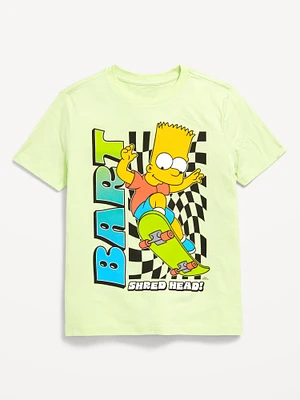 The Simpsons Bart Gender-Neutral Graphic T-Shirt for Kids