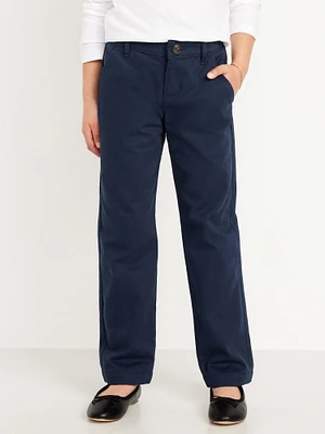 School Uniform Straight Leg Pants for Girls