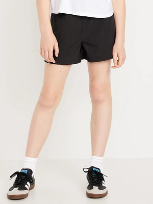 High-Waisted StretchTech Performance Shorts for Girls