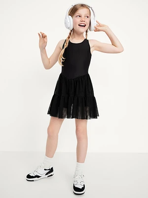 PowerSoft Sleeveless Tutu Athletic Dress for Girls