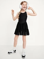 PowerSoft Sleeveless Tutu Athletic Dress for Girls