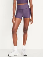 High-Waisted PowerSoft Biker Shorts - 4-inch inseam