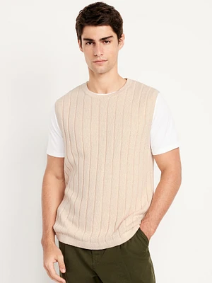 Ribbed Sweater Vest