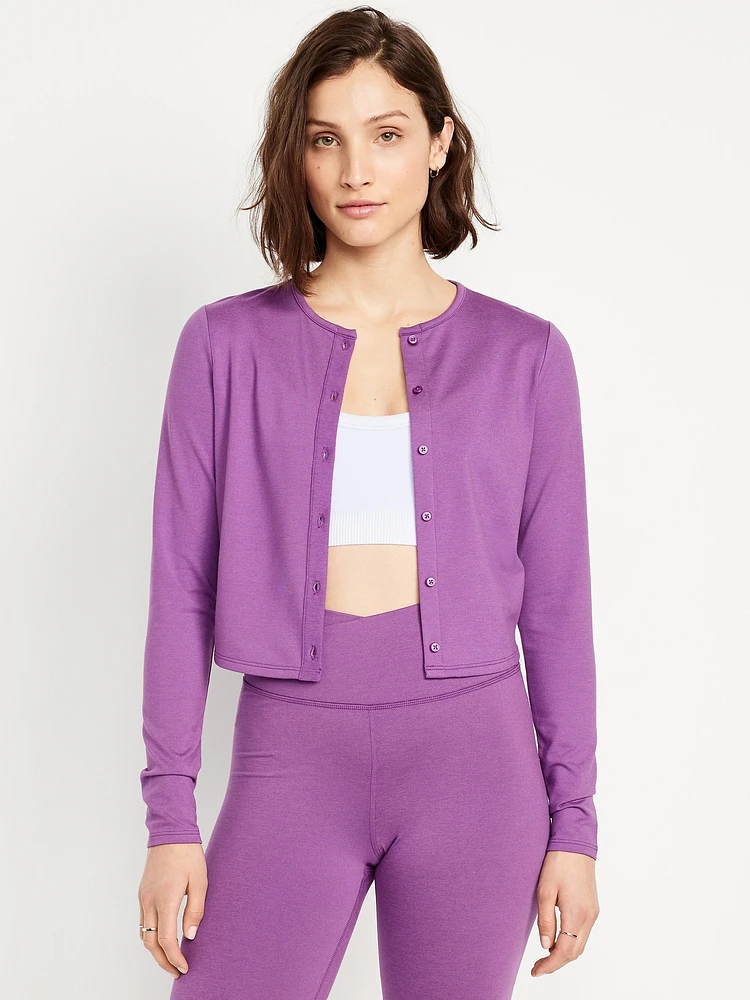 CloudComfy Cropped Cardigan