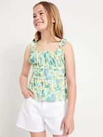 Fitted Smocked Tank Top for Girls