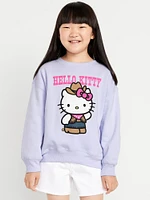 Oversized Licensed Graphic Tunic Sweatshirt for Girls