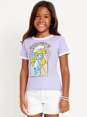 The Smurfs Ringer Graphic T-Shirt for Girls