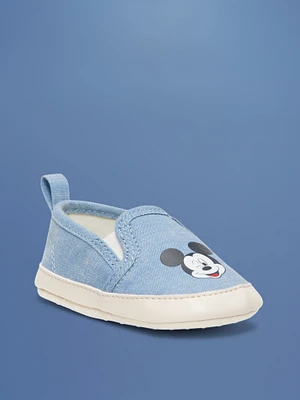 Disney Mouse Canvas Slip-On Sneakers for Baby