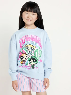 The Powerpuff Girls Oversized Graphic Tunic Sweatshirt for Girls