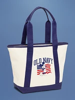 Old Navy x Disney Mickey Mouse Flag Tote Bag
