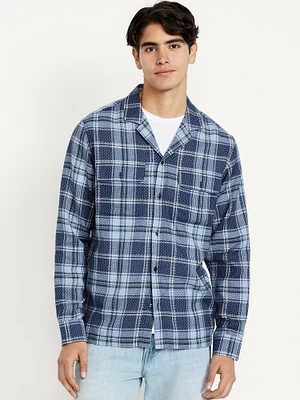 Lightweight Plaid Pocket Shirt