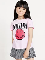 Nirvana Graphic T-Shirt for Girls