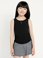 Side-Ruched Tank Top for Girls