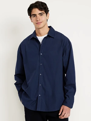 Oversized Poplin Shirt
