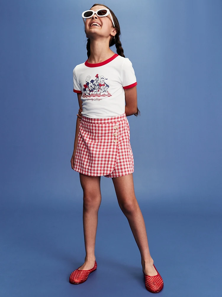 Old Navy x Disney Fitted Graphic Ringer T-Shirt for Girls