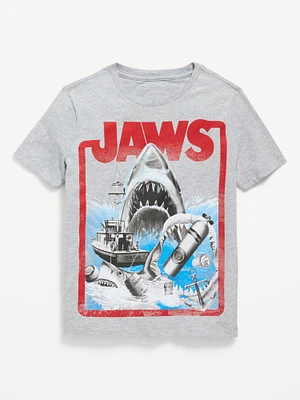 Jaws Gender-Neutral Graphic T-Shirt for Kids