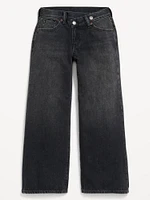 Super Baggy Wide-Leg Crossover Jeans for Girls
