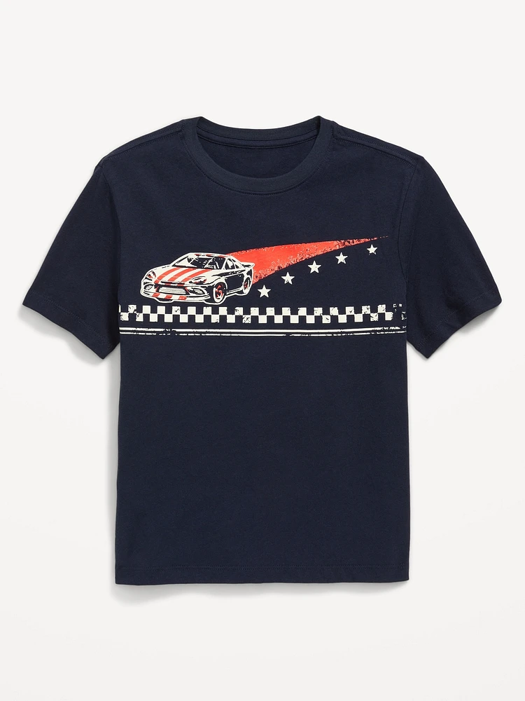 Softest Printed Crew-Neck T-Shirt for Boys