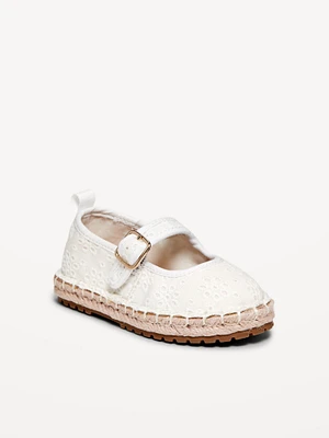 Espadrille Mary-Jane Flats for Toddler Girls