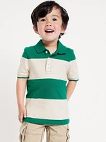 Short-Sleeve Pique Polo Shirt for Toddler Boys