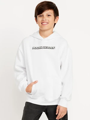 Mario Kart Oversized Gender-Neutral Pullover Hoodie for Kids