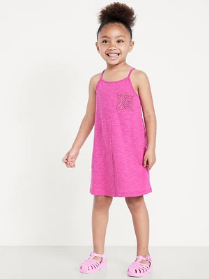 Sleeveless Crochet Racerback Dress for Toddler Girls