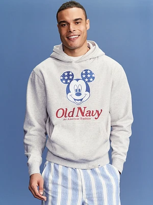 Old Navy x Disney Mickey Mouse Oversized Flag Graphic Hoodie