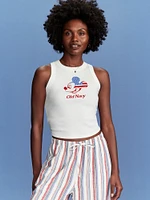 Old Navy x Disney Mickey Mouse Snug Flag Tank Top