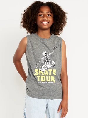 Smiley World Muscle Tank Top for Boys