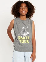Smiley World Muscle Tank Top for Boys