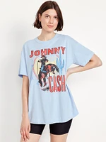 Johnny Cash Oversized Tunic T-Shirt