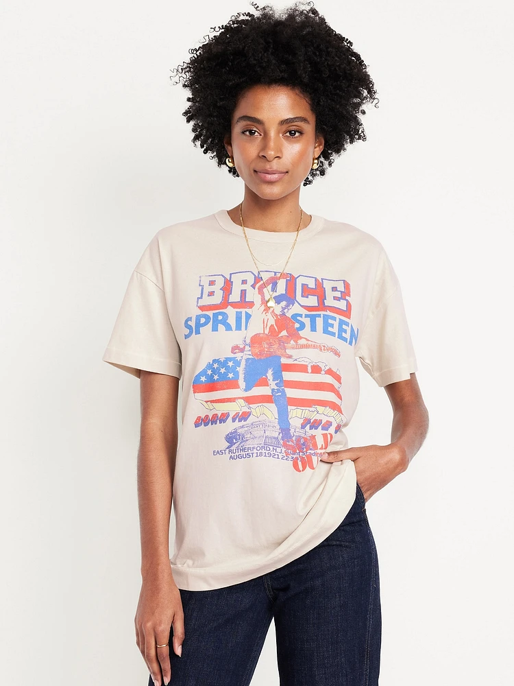 Bruce Springsteen Oversized Tunic T-Shirt