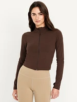 StudioSmooth Crop Full Zip