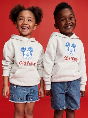 Old Navy x Disney Mickey Mouse Unisex Logo-Graphic Flag Hoodie for Toddler
