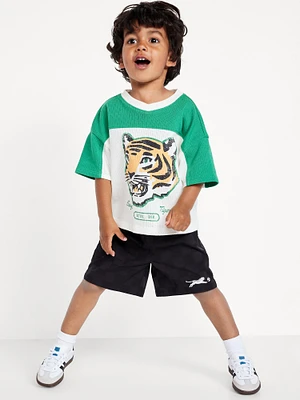 Loose Printed Shorts for Toddler Boys