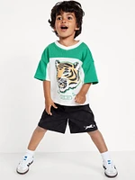 Loose Printed Shorts for Toddler Boys