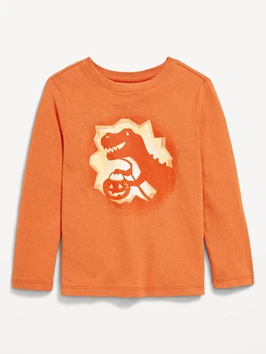 Long-Sleeve Unisex Graphic T-Shirt for Toddler