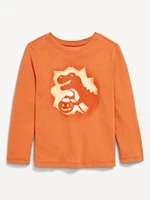Long-Sleeve Unisex Graphic T-Shirt for Toddler