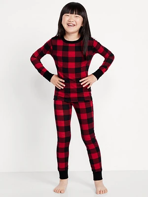 Printed Snug-Fit Graphic Pajama Set for Girls