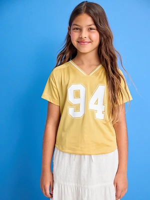 Short-Sleeve Graphic Jersey T-Shirt for Girls