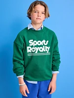 Favorite Fleece Oversized Graphic Fleece Sweatshirt for Boys