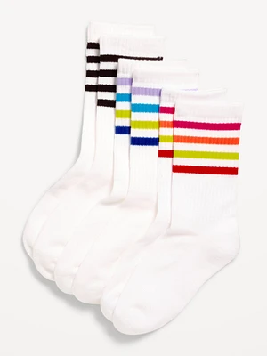 triped Crew ocks 3-Pack for Girls