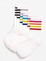 triped Crew ocks 3-Pack for Girls