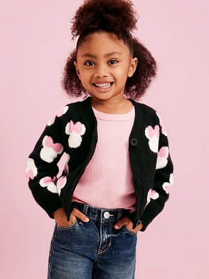 Old Navy x Disney Minnie Mouse Cardigan Sweater for Toddler Girls
