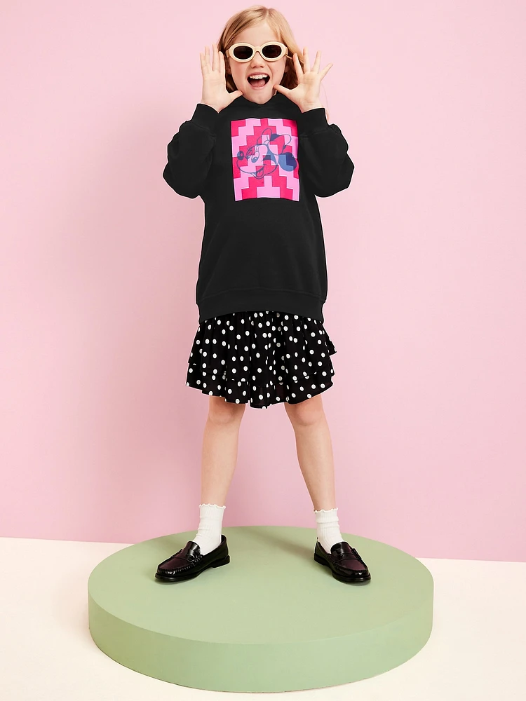 Old Navy x Disney Oversized Graphic Pullover Tunic Hoodie for Girls