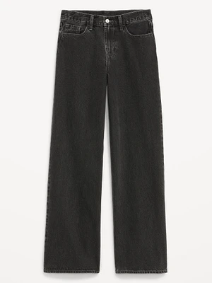 Mid-Rise Wow Baggy Wide-Leg Jeans