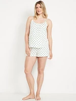 Maternity Classic Pajama Short Set