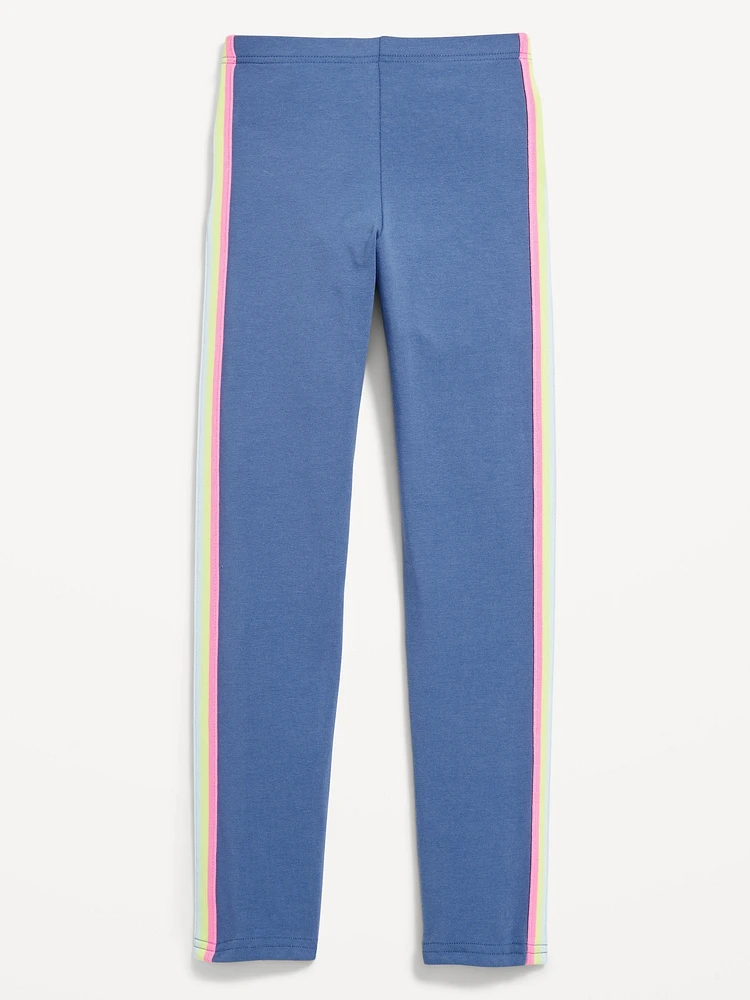 Rainbow Stripe Leggings for Girls