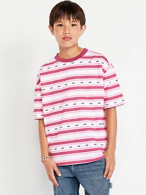Printed Oversized Short-Sleeve T-Shirt for Boys