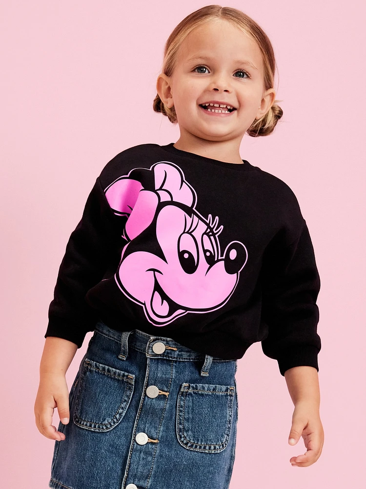 Old Navy x Disney Minnie Mouse Crew-Neck Sweatshirt for Toddler Girls